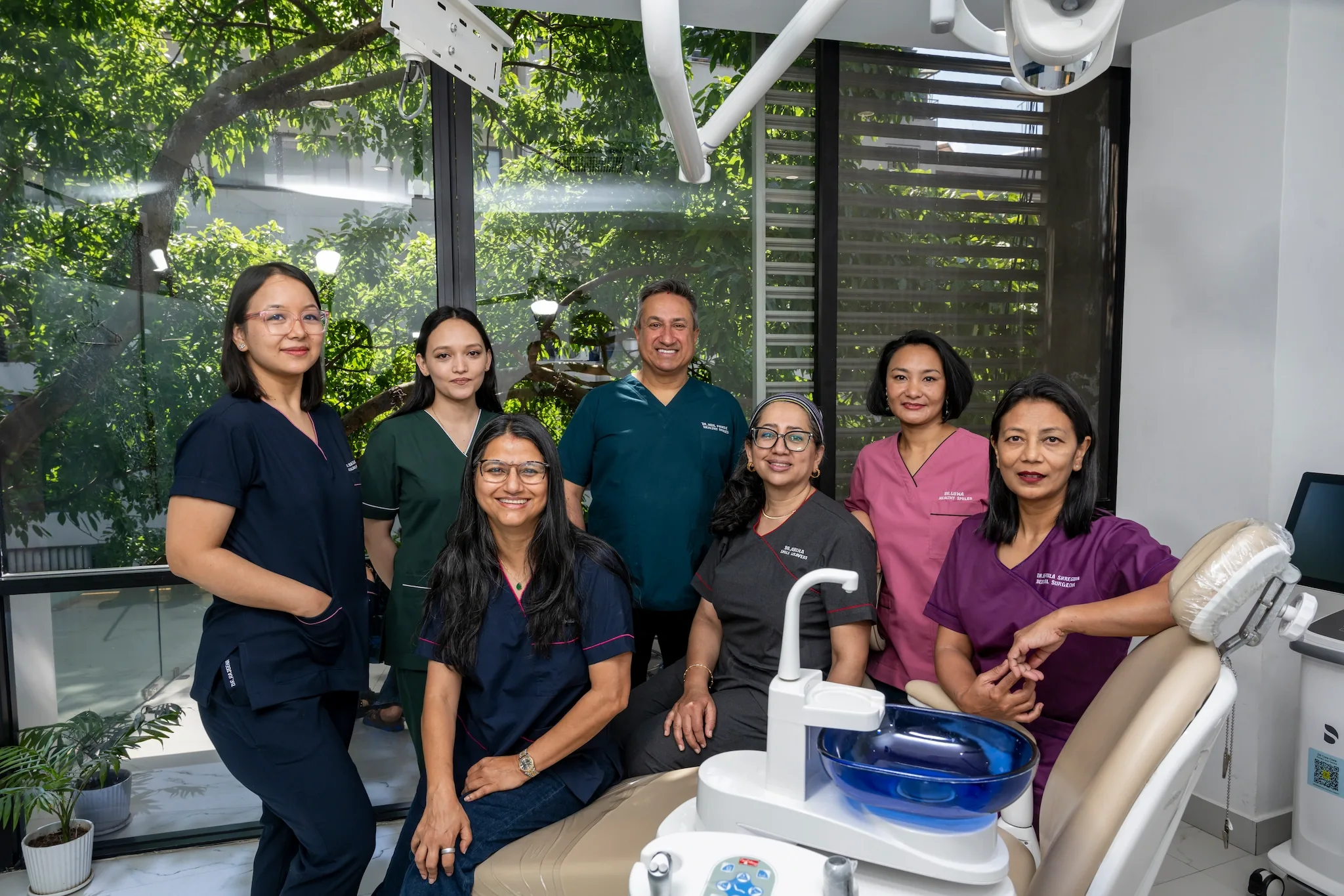 Healthy Smiles dental team in Kathmandu — group photo 4