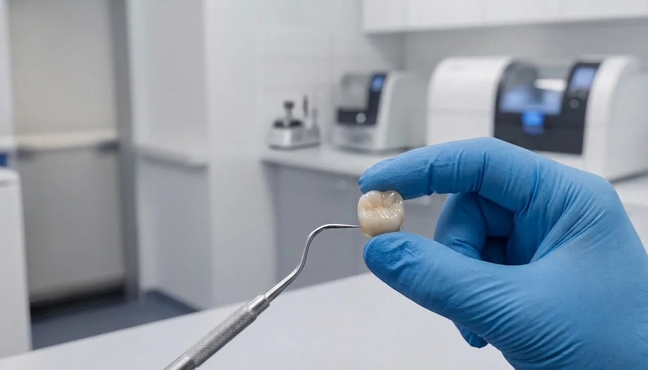Single visit dental crown treatment in Kathmandu