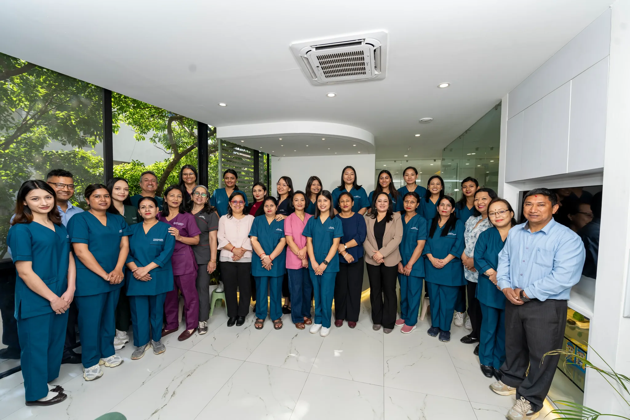Healthy Smiles dental team in Kathmandu — group photo 3
